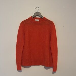 COS Women’s Orange Mohair Wool Sweater Size Small